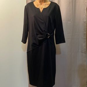 NWT V FShow Size XL Midi Black Dress